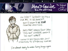 Tablet Screenshot of alexsguide.net